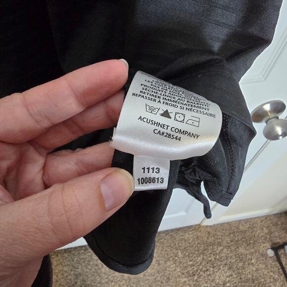 FootJoy‎ Golf Polo-Black/Stripped-Men's M - Picture 4 of 7